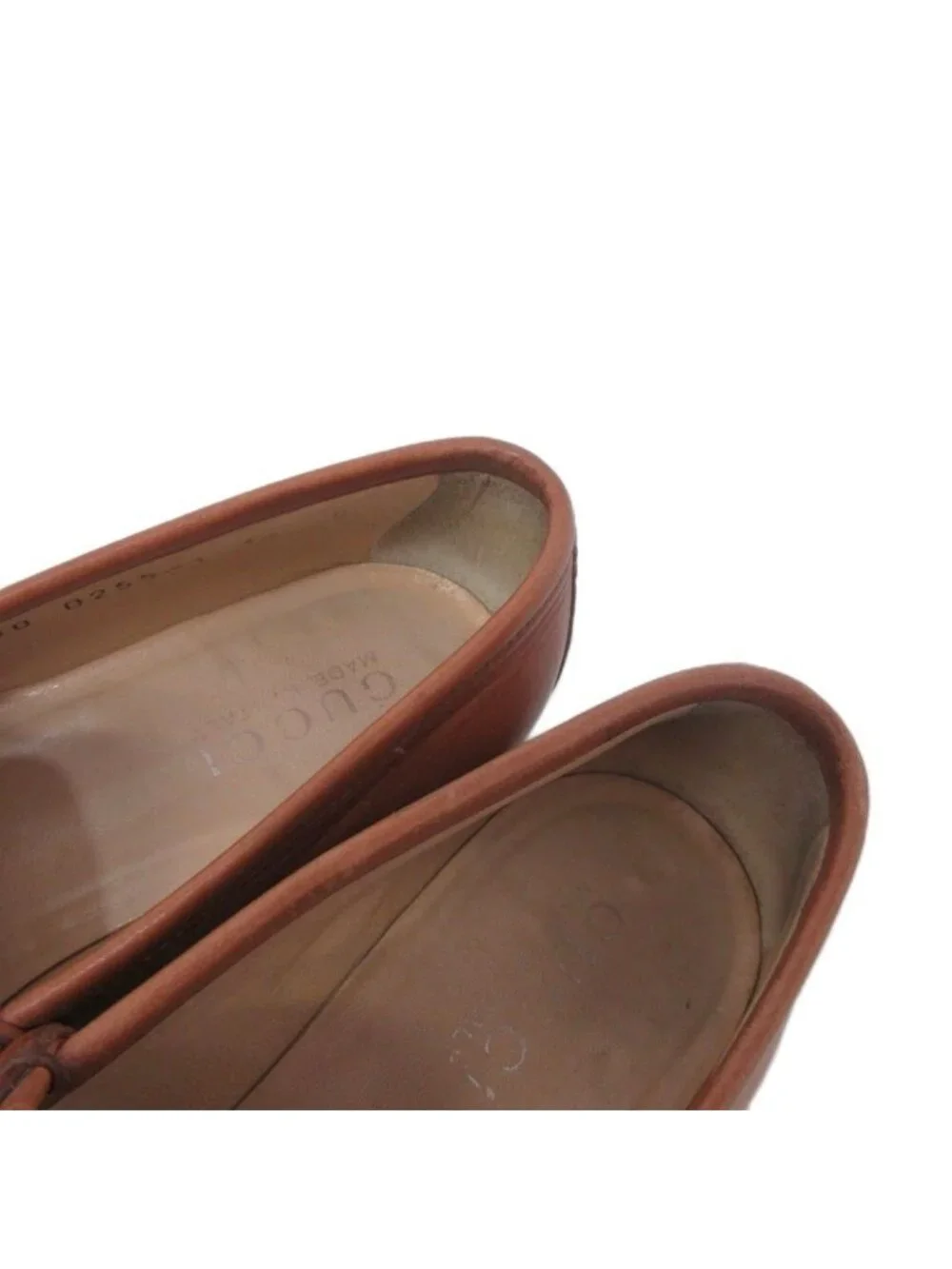 Gucci Horsebit Loafers Leather Shoes Heels Brown